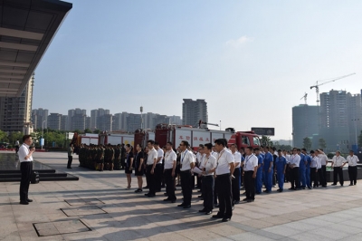 堅基商業(yè)丨河源市商業(yè)中心為河源市民提供放心的消費環(huán)境 ——河源市商業(yè)中心大型消防應急演練報道